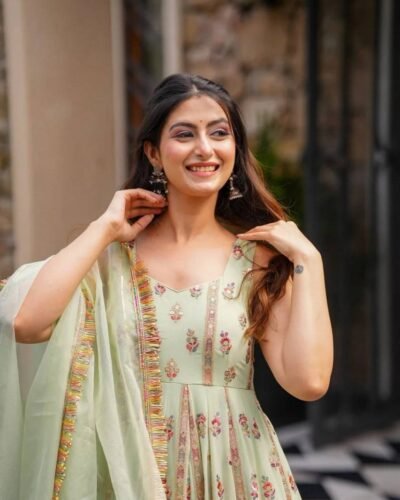 Premium Foux Gorgette Suit Set